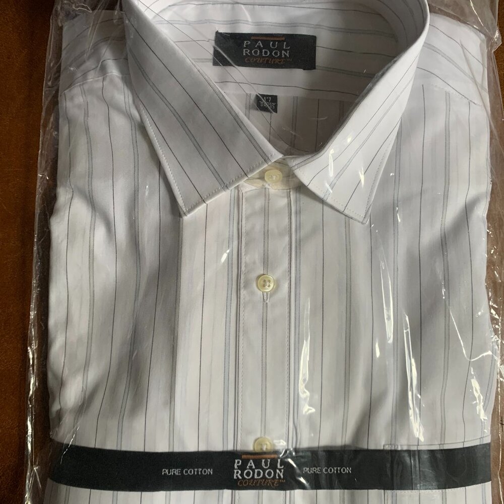 Paul Rodon Men's Dress Shirt 17 Neck 34/35 Sleeve